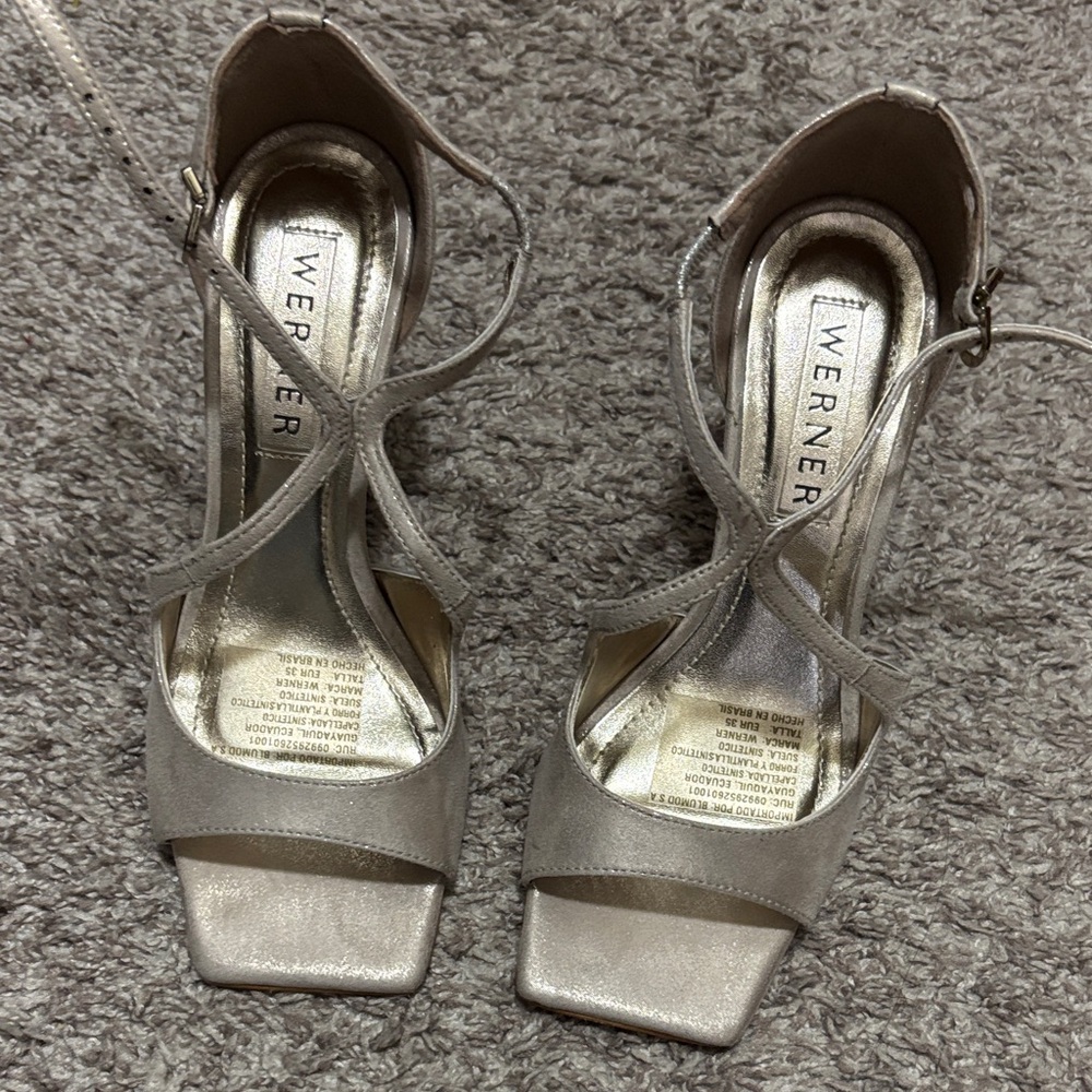 Women's Tan Strappy Heels